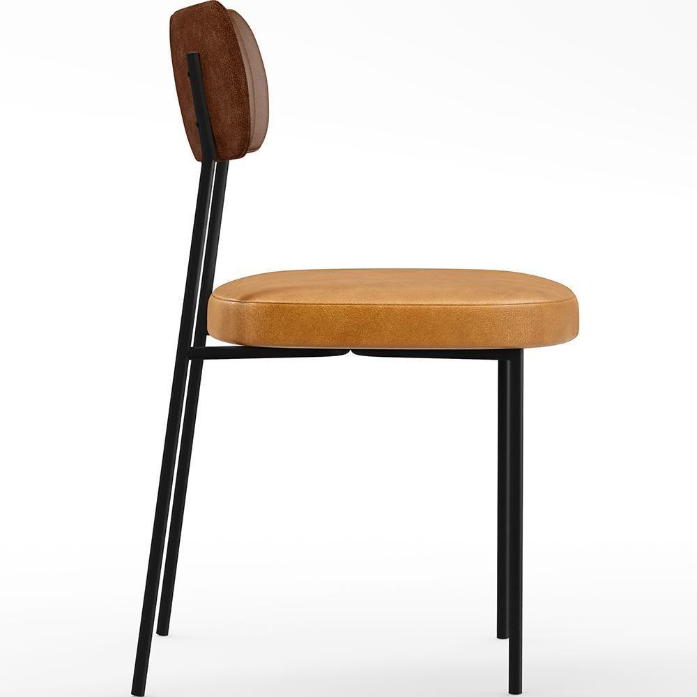 Cadeira Para Cozinha Sala De Jantar Melina L02 Whisky Marrom - 3