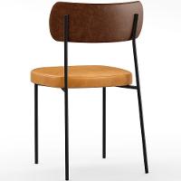 Cadeira Para Cozinha Sala De Jantar Melina L02 Whisky Marrom - 2