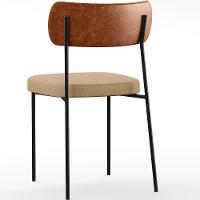 Kit 02 Cadeiras Para Sala De Jantar L02 Camel Bege Escuro - 2