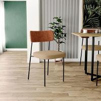 Kit 02 Cadeiras Para Sala De Jantar L02 Camel Bege Escuro - 7