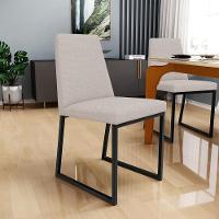 Kit 02 Cadeiras Sala De Jantar L02 Bege - 7