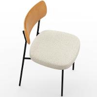 Cadeira Para Sala De Jantar Melina L02 Whsiky Champagne - 2