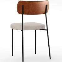 Kit 02 Cadeiras Sala De Jantar L02 Camel Cru - 7