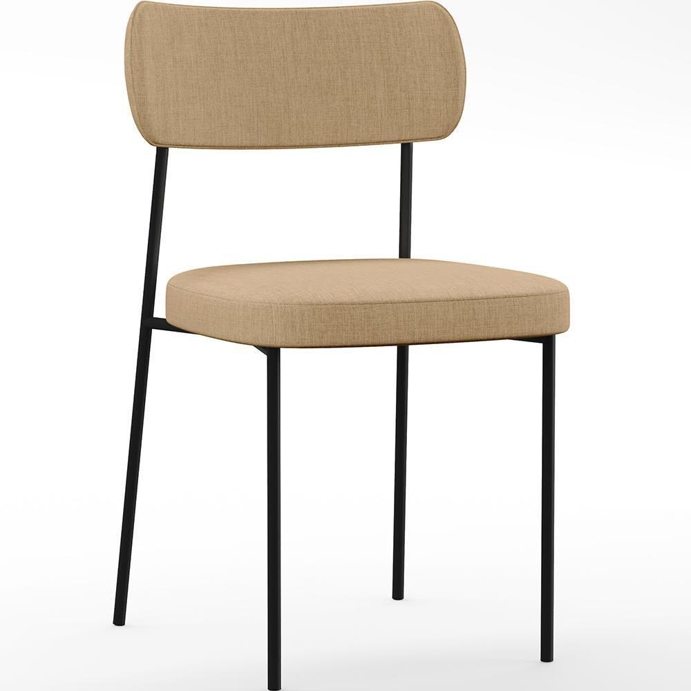 Kit 06 Cadeiras Sala De Jantar L02 Bege Escuro - 7