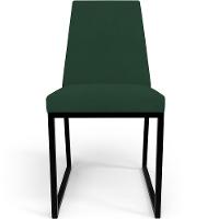 Kit 08 Cadeiras Para Sala Jantar L02 Suede Verde Musgo - 3