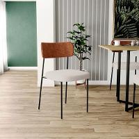 Kit 08 Cadeiras Para Sala De Jantar Melina L02 Camel Cru - 13