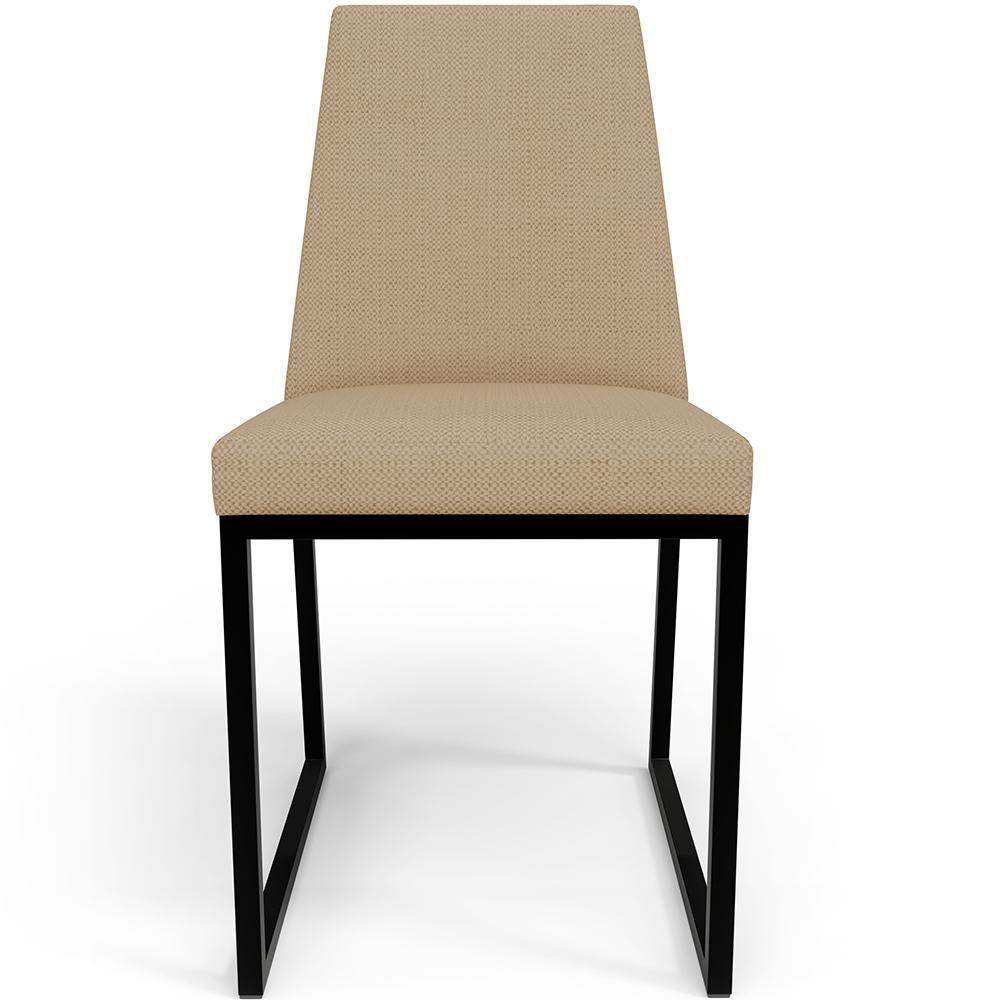 Kit 08 Cadeiras Sala De Jantar L02 Bege Escuro - 3