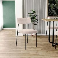 Kit 06 Cadeiras Sala De Jantar L02 Suede Bege - 8