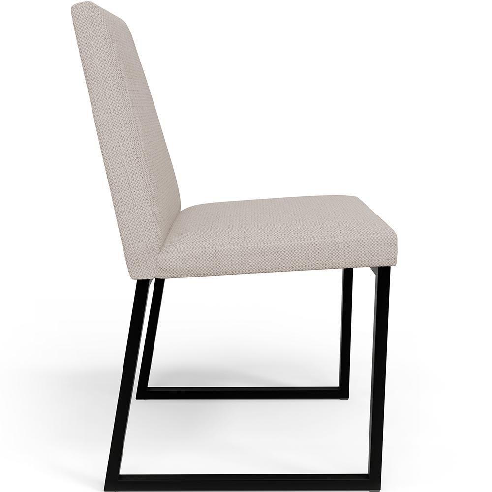 Kit 08 Cadeiras Sala De Jantar L02 Bege - 4