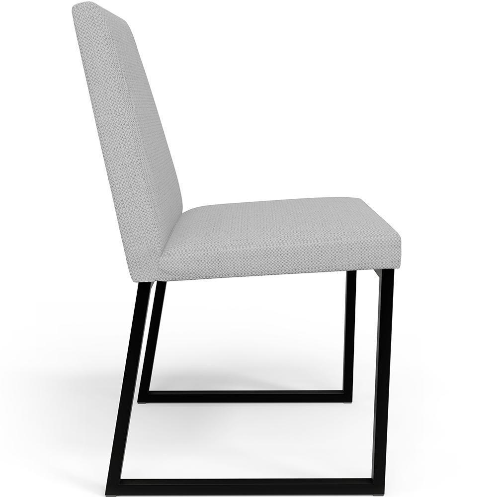 Kit 02 Cadeiras Sala De Jantar L02 Cinza - 4