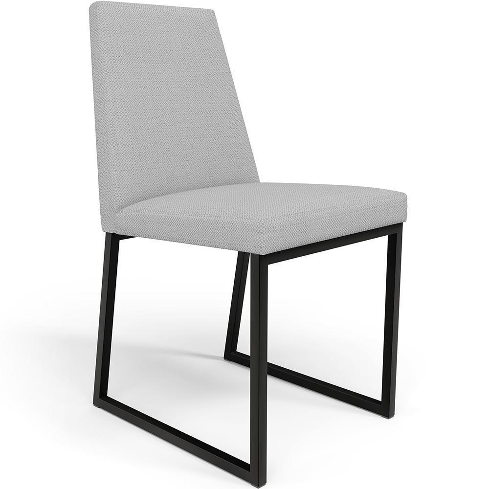 Kit 02 Cadeiras Sala De Jantar L02 Cinza - 8
