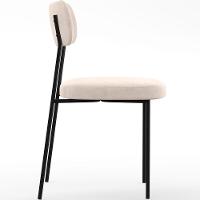 Kit 04 Cadeiras Para Sala De Jantar L02 Suede Bege