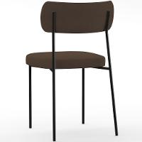 Kit 04 Cadeiras Para Sala De Jantar L02 Suede Marrom - 2