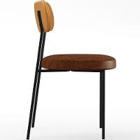 Cadeira Para Cozinha Sala De Jantar Melina L02 Marrom Whisky - 5