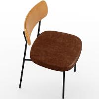 Cadeira Para Cozinha Sala De Jantar Melina L02 Marrom Whisky - 7