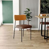 Cadeira Para Cozinha Sala De Jantar Melina L02 Marrom Whisky - 13