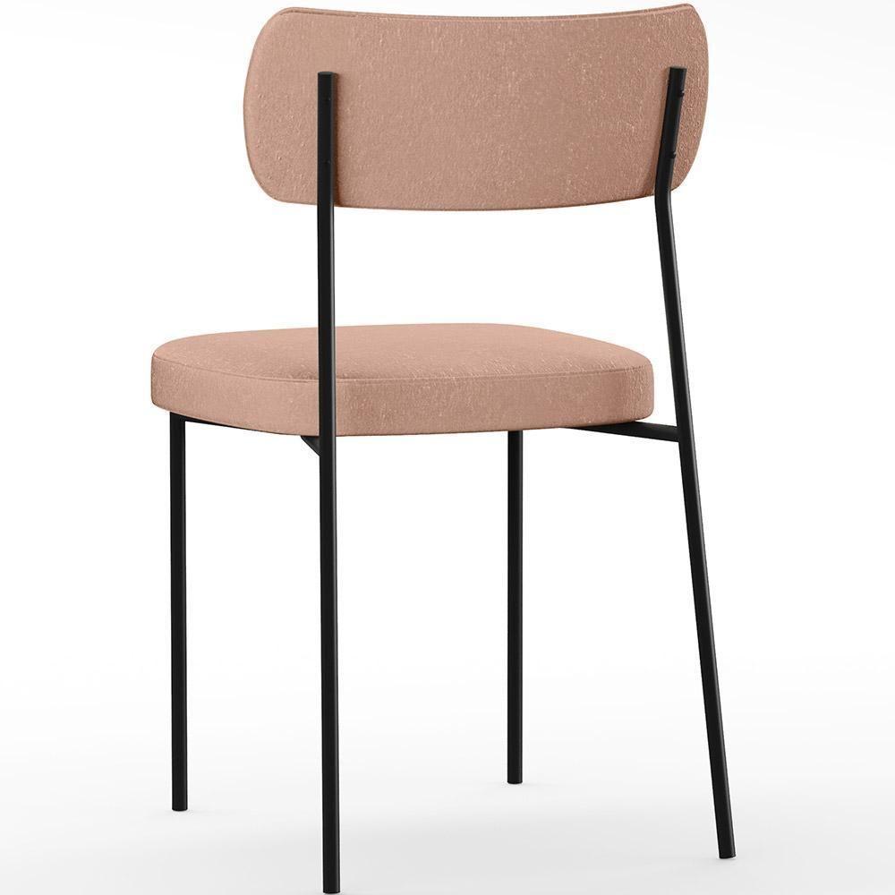 Kit 08 Cadeiras Sala De Jantar L02 Rosê - 2