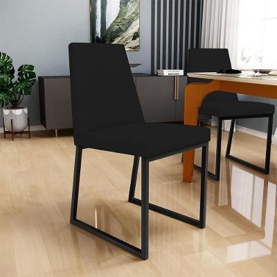 Cadeira Sala De Jantar Preto L02 Corano Preto