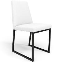 Kit 04 Cadeiras Sala De Jantar Preto L02 Corano Branco - 8