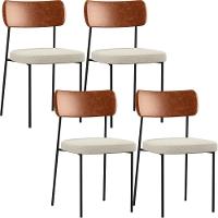 Kit 04 Cadeiras Sala De Jantar L02 Camel Champagne - 1