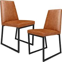 Kit 02 Cadeiras Sala De Jantar L02 Camel - 1