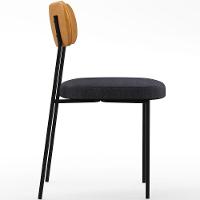 Kit 02 Cadeiras Sala De Jantar L02 Whsiky Chumbo - 3