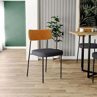 Kit 02 Cadeiras Sala De Jantar L02 Whsiky Chumbo - 7