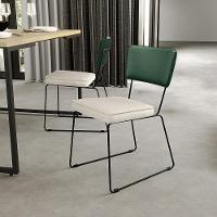 Kit 02 Cadeiras L02 Facto Verde Musgo Linho Champagne - 9