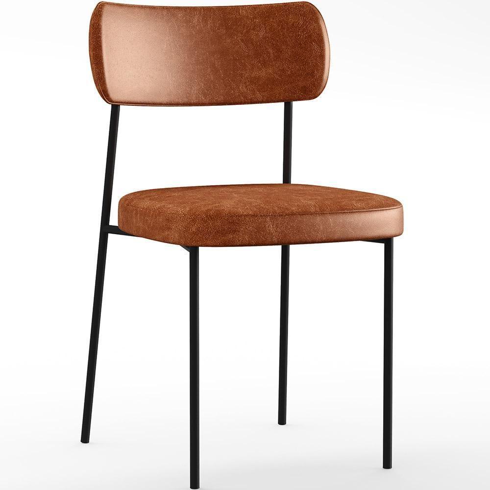 Kit 06 Cadeiras Para Sala De Jantar L02 Camel - 7