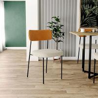 Kit 02 Cadeiras Sala De Jantar L02 Whisky Champagne - 7