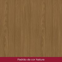 Conjunto 2 Cadeiras Estofadas Com Pés Em Madeira Nina Henn Nature Com Marrom Amêndoa - 2