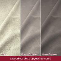 Conjunto 2 Cadeiras Estofadas Com Pés Em Madeira Nina Henn Nature Com Marrom Amêndoa - 5