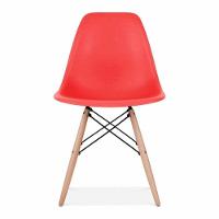 Kit 04 Cadeiras Eiffel Charles Eames F03 Vermelho
