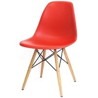 Kit 04 Cadeiras Eiffel Charles Eames F03 Vermelho - 6