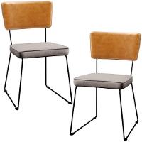 Kit 02 Cadeiras Couríssimo Whisky Linho Bege - 1