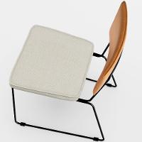 Kit 02 Cadeiras L02 Couríssimo Whisky Linho Champagne - 3