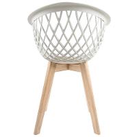 Kit 02 Cadeiras De Jantar Madri E01 Branco - 2