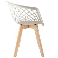 Kit 02 Cadeiras De Jantar Madri E01 Branco - 3