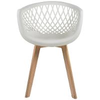 Kit 02 Cadeiras De Jantar Madri E01 Branco