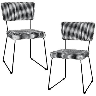 Kit 02 Cadeiras Allana L02 Pied Poule