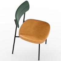 Kit 08 Cadeiras Para Sala De Jantar Verde Musgo Whisky