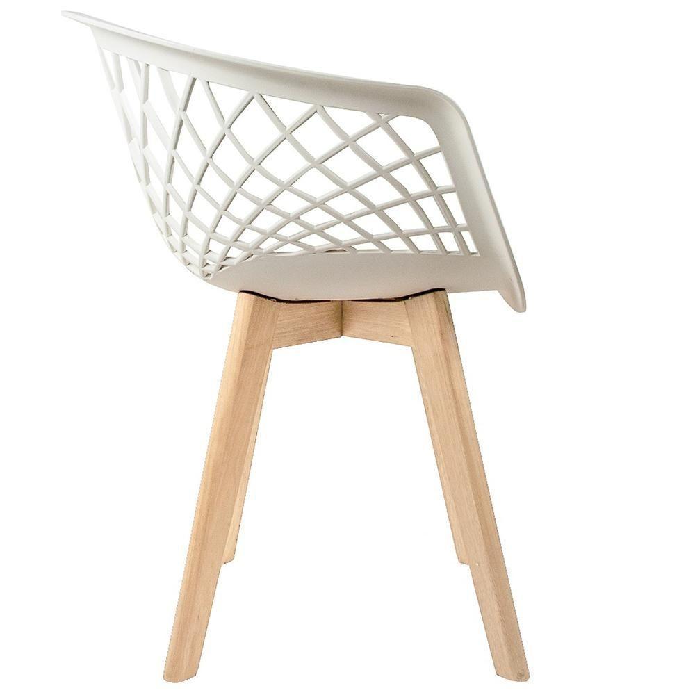 Kit 04 Cadeiras De Jantar Madri E01 Branco - 3