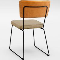 Kit 04 Cadeiras L02 Couríssimo Whisky Linho Bege Escuro - 2