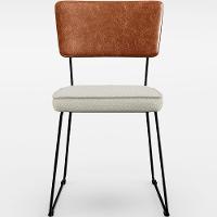 Kit 04 Cadeiras L02 Couríssimo Camel Linho Champagne - 11