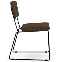 Kit 04 Cadeiras De Jantar Allana L02 Suede Marrom