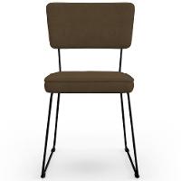 Kit 04 Cadeiras De Jantar Allana L02 Suede Marrom - 5