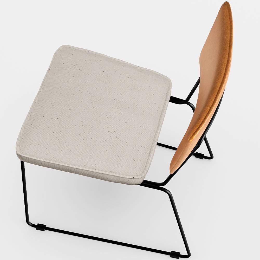 Kit 02 Cadeiras Couríssimo Whisky Linho Cru - 3