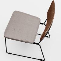 Kit 04 Cadeiras Couríssimo Marrom Linho Bege - 3