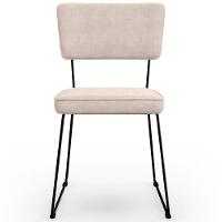 Kit 02 Cadeiras Allana L02 Suede Bege - 5