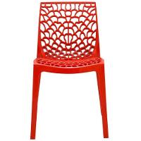 Kit 04 Cadeiras Sala De Jantar Gruvyer F03 Vermelho